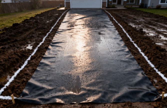 geotextile fabric driveway
