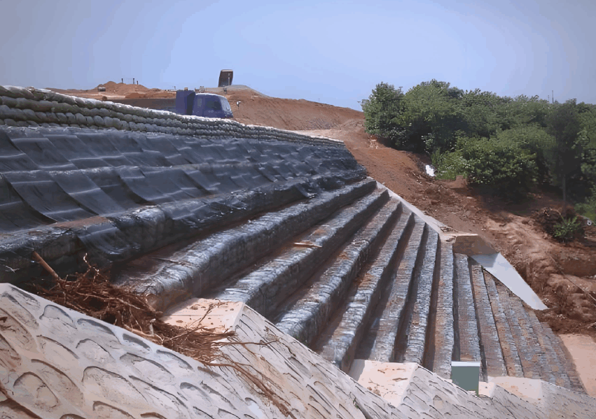 Geogrid Retaining Wall