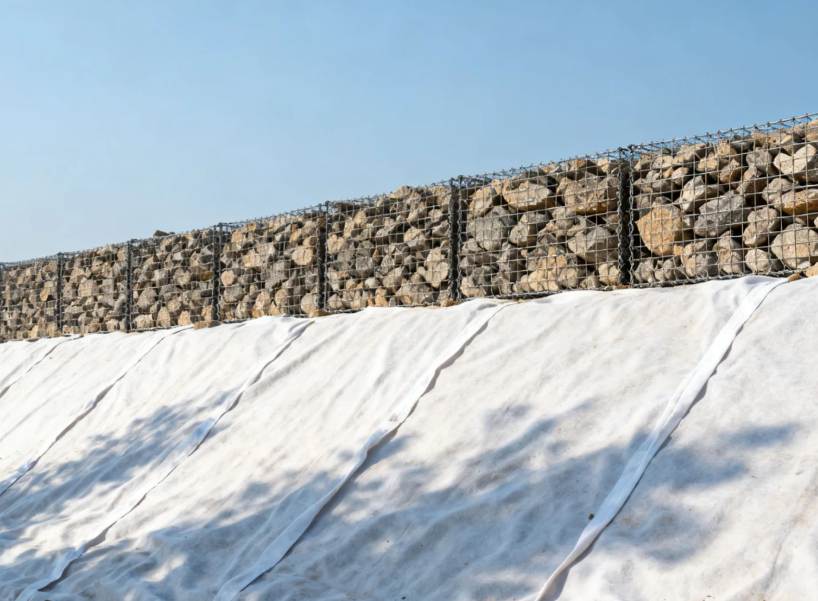 drain cell with geotextile